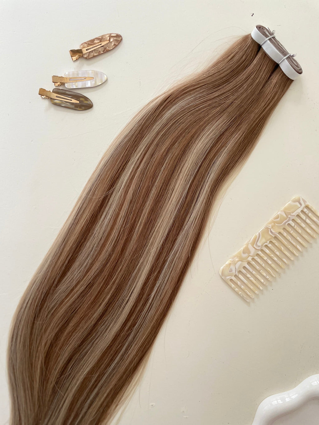 Frappuccino Remy Invisible Tape in Weft