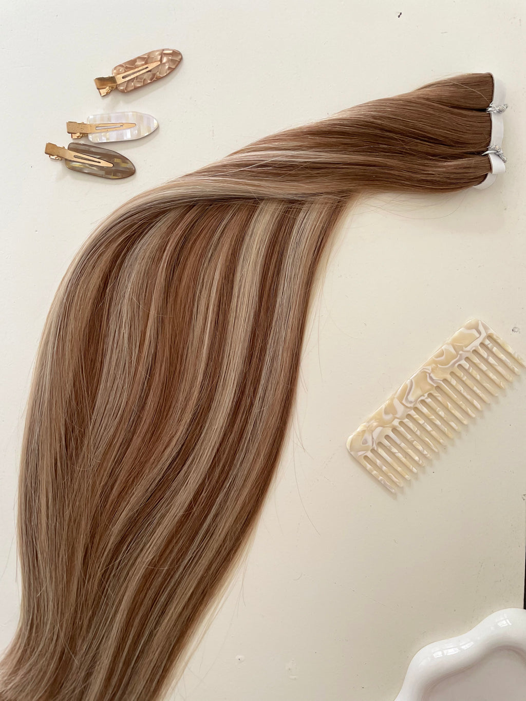 Frappuccino Remy Invisible Tape in Weft