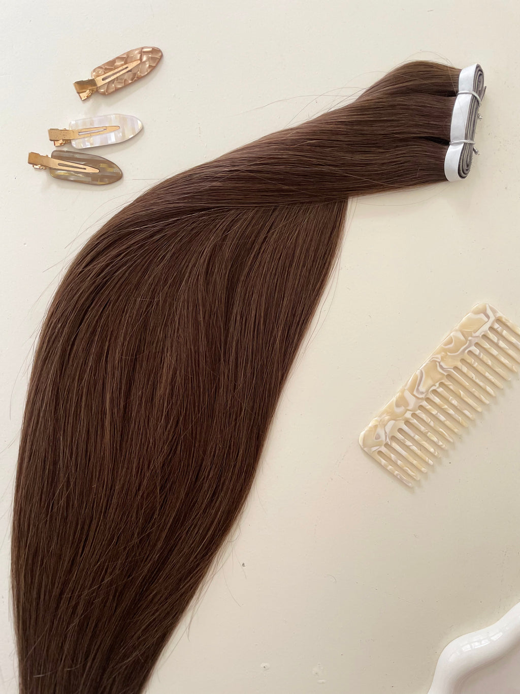 Espresso Touch Remy Invisible Tape in Weft