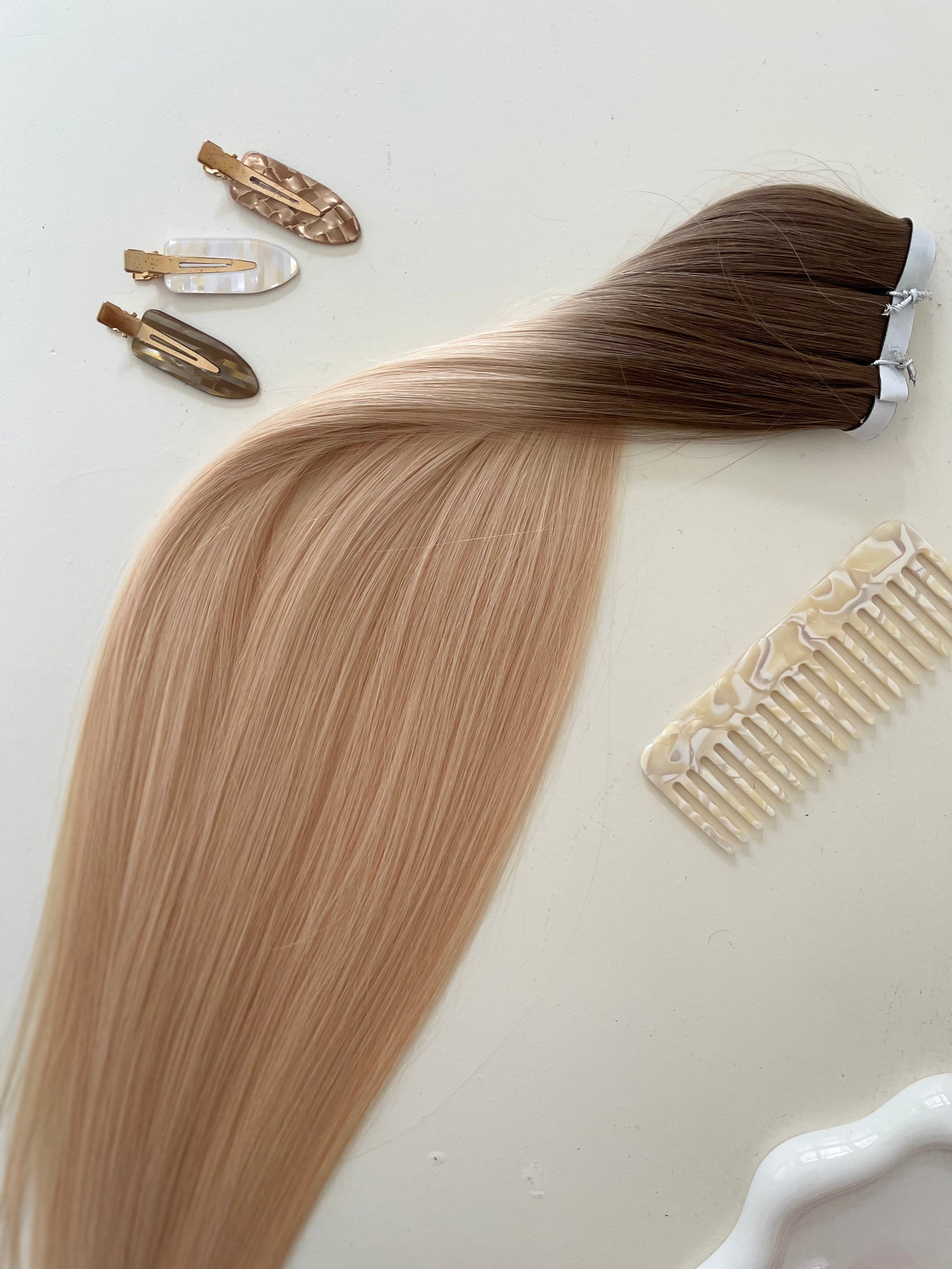 Golden Mirage Virgin Invisible Tape in Weft