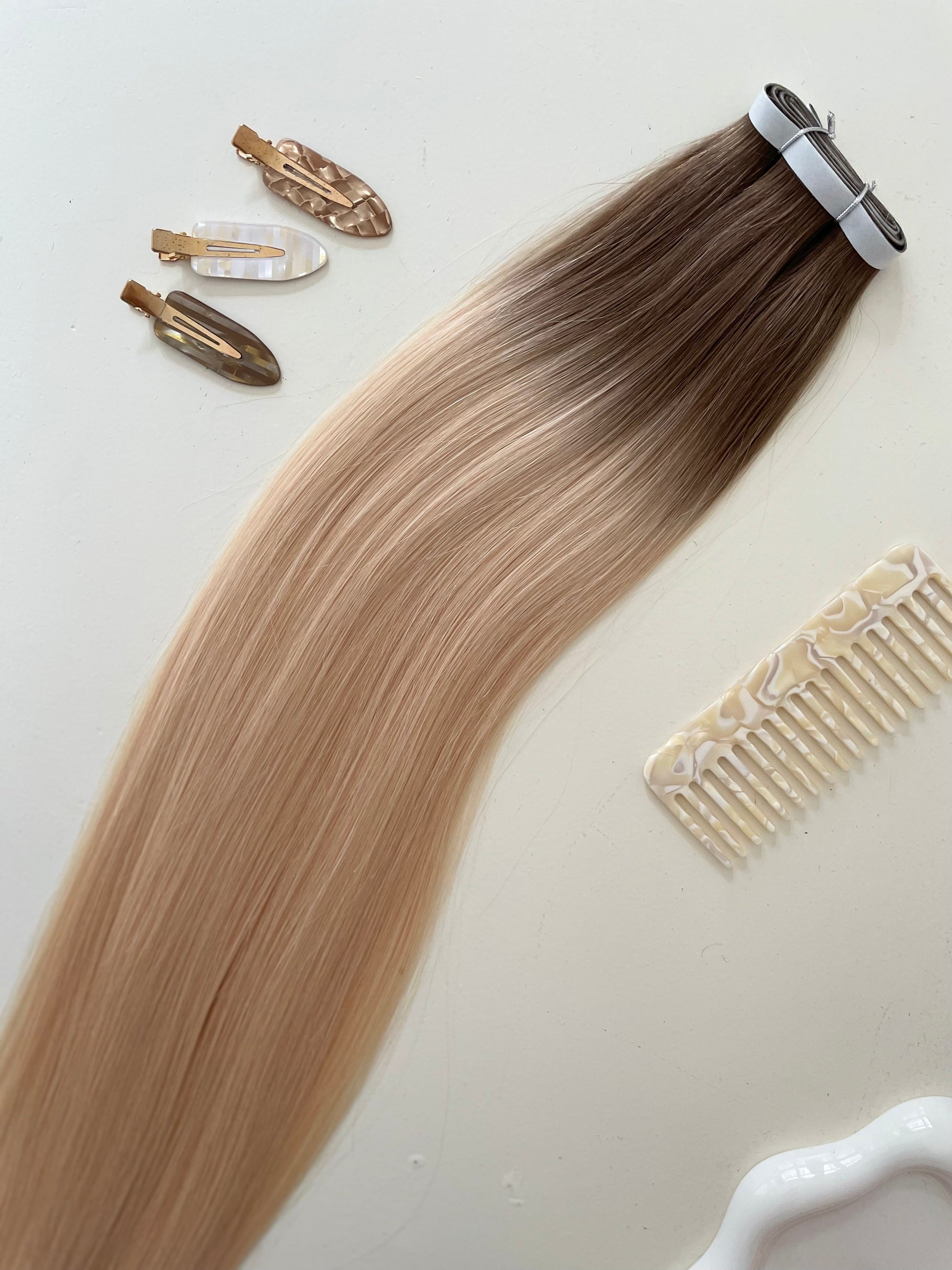 Golden Mirage Virgin Invisible Tape in Weft