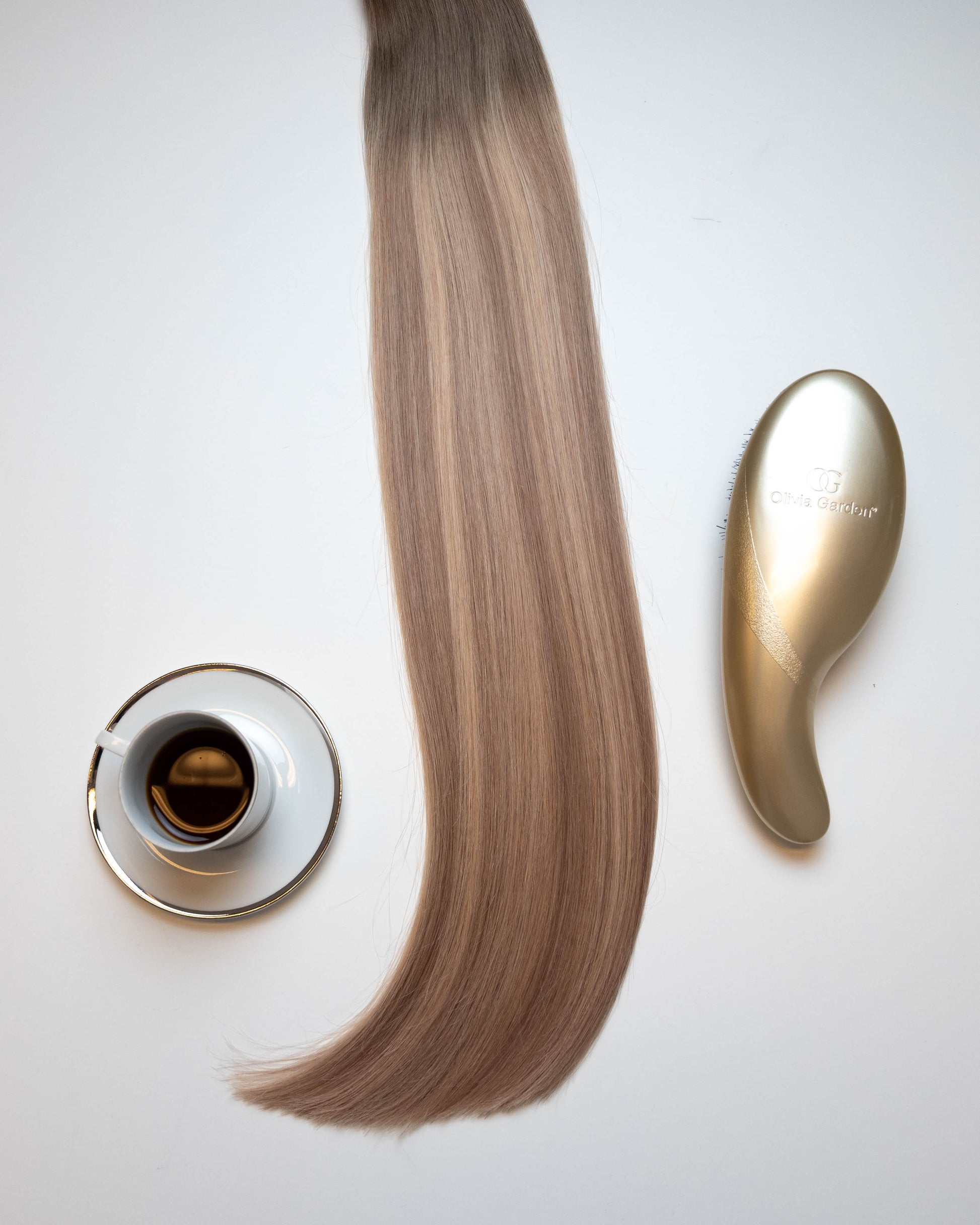 Mocha Melt Remy Invisible Clip ins