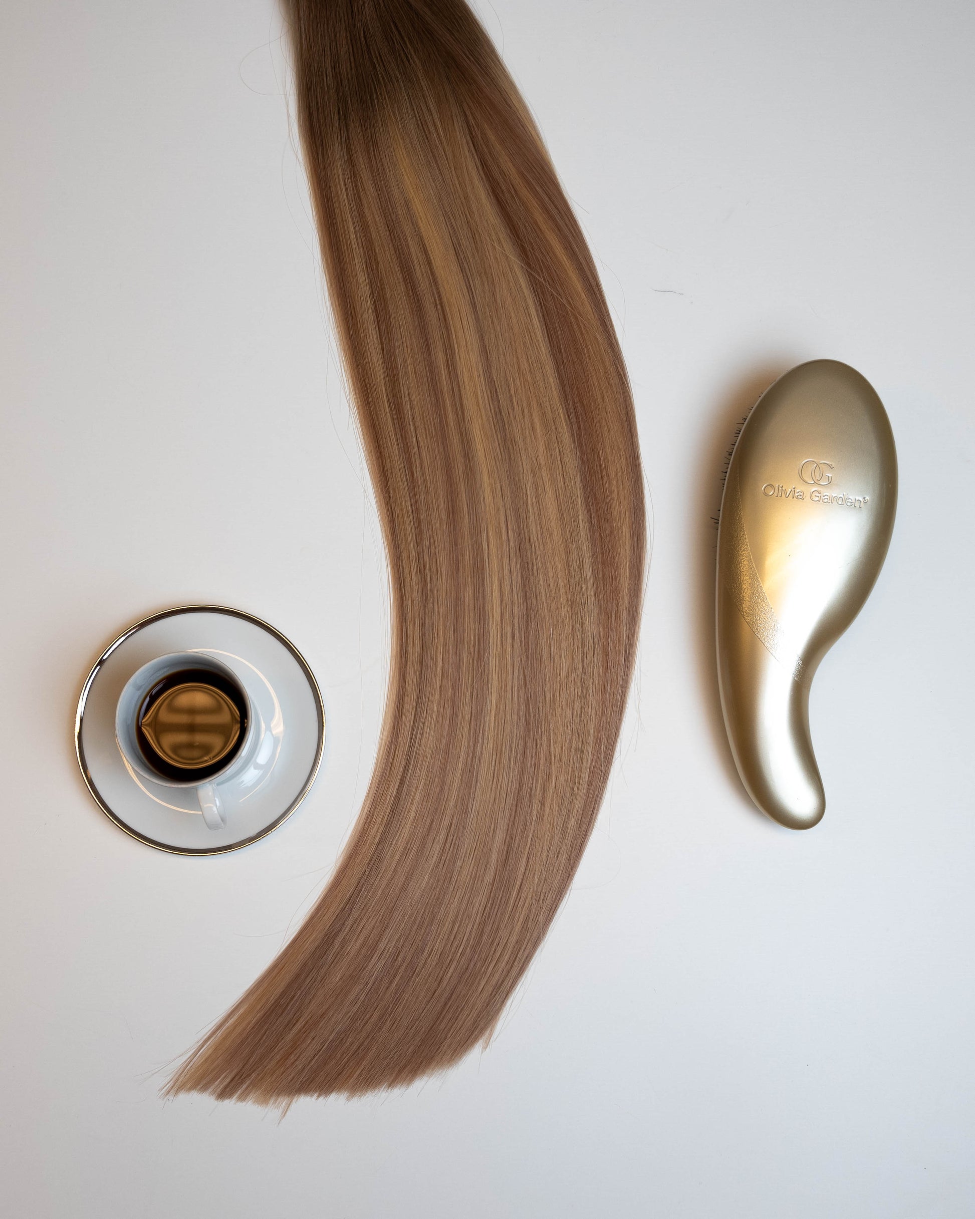 Brulee blond Virgin Invisible Clips ins