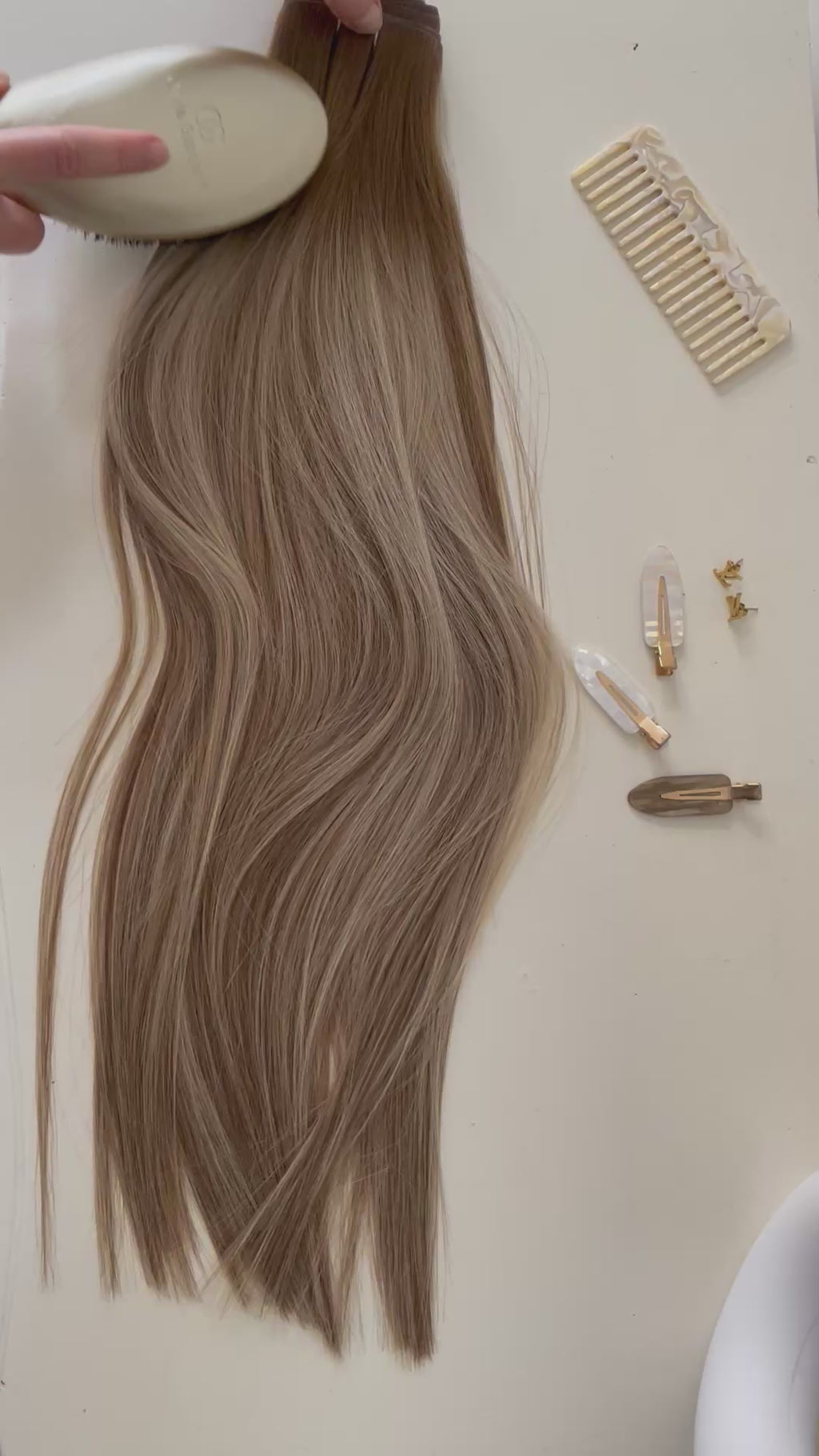 Moonlight Bronde Virgin Invisible Tape in Weft