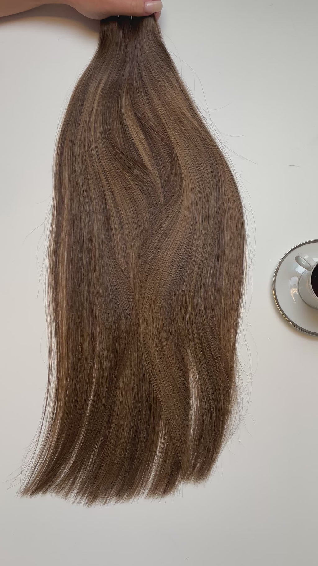 Caramel Roast Remy Invisible Tape in Weft